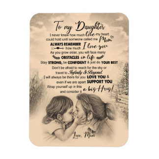 Daughter Lovers | To My Daughter Love Mum Magnet