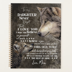 Daughter Lovers   To My Daughter Love Mum Planner
