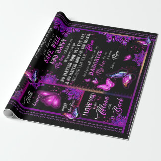 Daughter Lovers | To My Daughter Love Mum Wrapping Paper