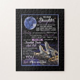 Daughter Lovers To Our Daughter Love Mum And Dad Jigsaw Puzzle