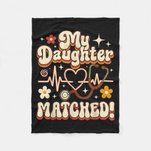 Daughter matched residency match day 2026 medicalD Fleece Blanket