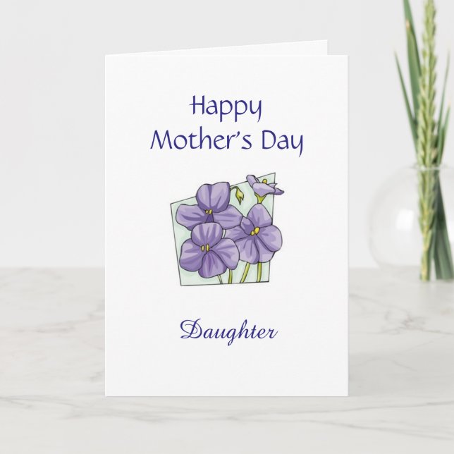 Daughter Mothers Day Card (Front)