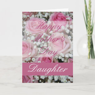 Daughter Mother's Day rose card