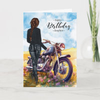 Daughter Motorcycle and Female Rider Birthday