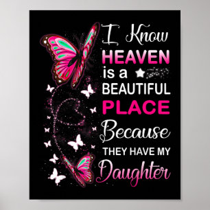 Daughter My Guardian Angel In Heaven Memorial Day  Poster
