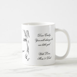 Daughter Name Emily Typography Mug