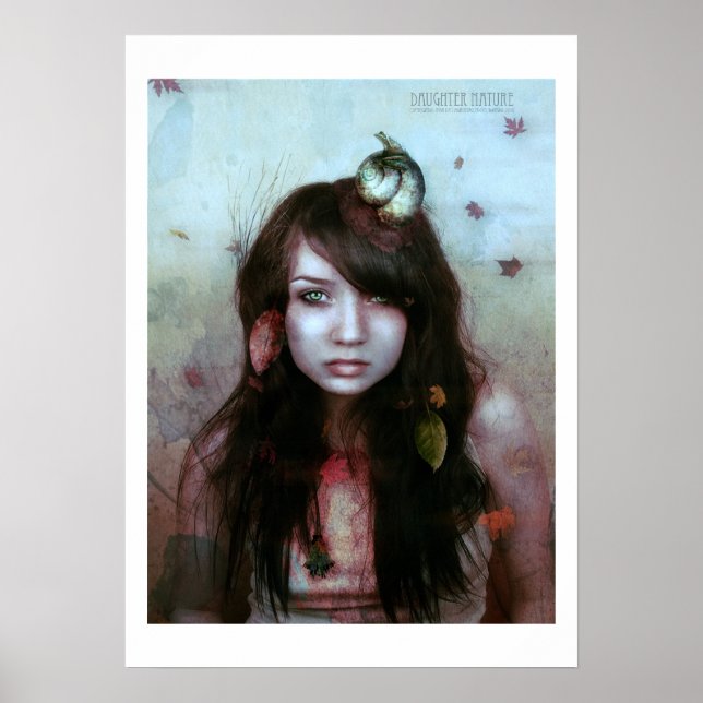 daughter nature blue hues poster (Front)