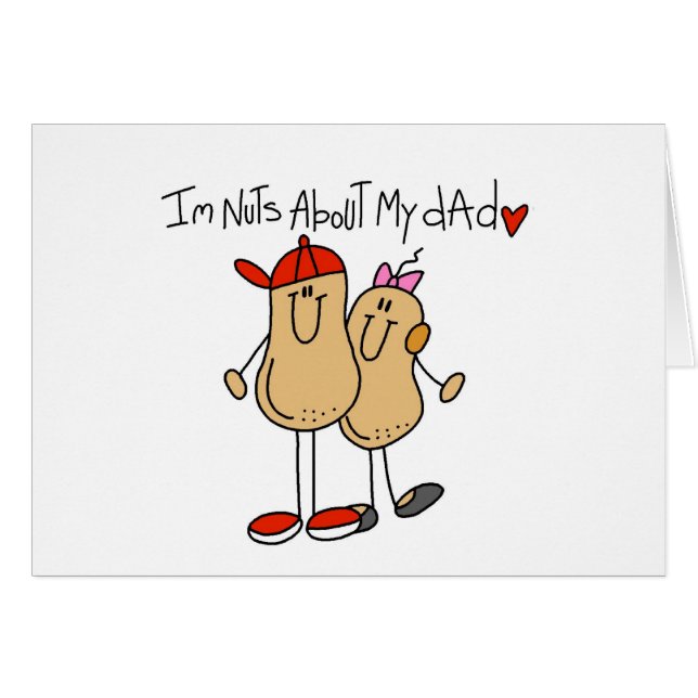 Daughter - Nuts About My Dad T-shirts and Gifts (Front Horizontal)