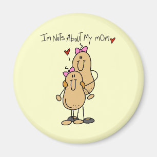 Daughter - Nuts About My Mum T-shirts and Gifts Magnet