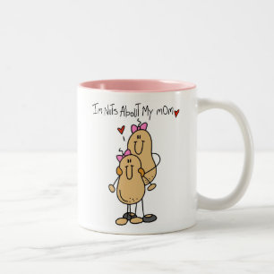 Daughter - Nuts About My Mum T-shirts and Gifts Two-Tone Coffee Mug