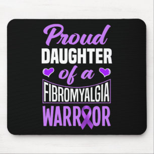 Daughter Of A Fibromyalgia Warrior Mouse Pad