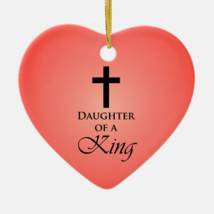 Daughter of a King Ceramic Tree Decoration