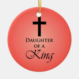 Daughter of a King Ceramic Tree Decoration