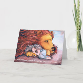 Daughter of a Lion - Greeting Card
