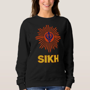 Daughter Of A Sikh Proud Punjabi Khanda Indians Gi Sweatshirt
