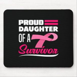 Daughter Of A Survivor Mum Breast Cancer Awareness Mouse Pad