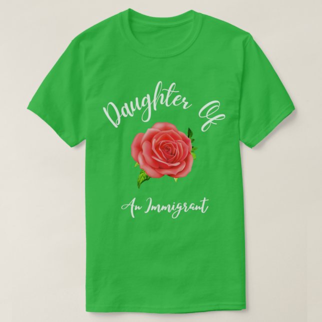 Daughter Of An Immigrant Latina power tees Asian H (Design Front)