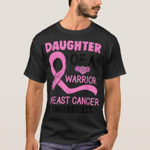 Daughter of Breast Cancer Survivor Awareness Pink  T-Shirt