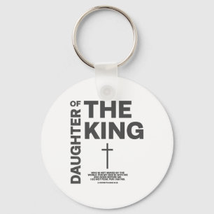 Daughter Of King Child Of God Jesus Christian Wome Key Ring