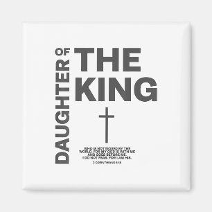 Daughter Of King Child Of God Jesus Christian Wome Magnet