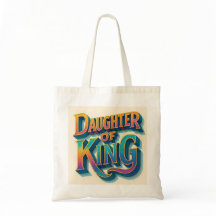 “Daughter of King Jumbo Tote Bag – Ai design 