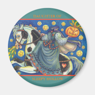 DAUGHTER OF SLEEPY HOLLOW HALLOWEEN MAGNET Round