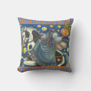 DAUGHTER OF SLEEPY HOLLOW HALLOWEEN THROW PILLOW