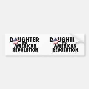 Daughter of the American Revolution DAR Star USA Bumper Sticker