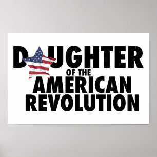 Daughter of the American Revolution DAR Star USA Poster