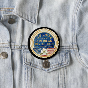 Daughter of the American Revolution Patriot USA 7.5 Cm Round Badge