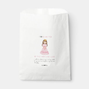 Daughter Of The King 1stBirthday Simple Thank you Favour Bag