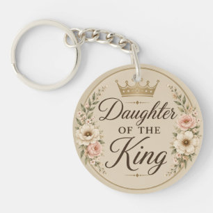 Daughter of the King Acrylic Key Ring