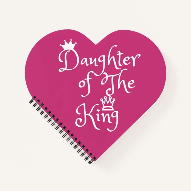 Daughter of The King Heart Notebook (Front)