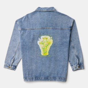 Daughter of the King-Royalty in Christ Denim Jacket