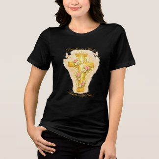 Daughter of the King-Royalty in Christ Tri-Blend Shirt