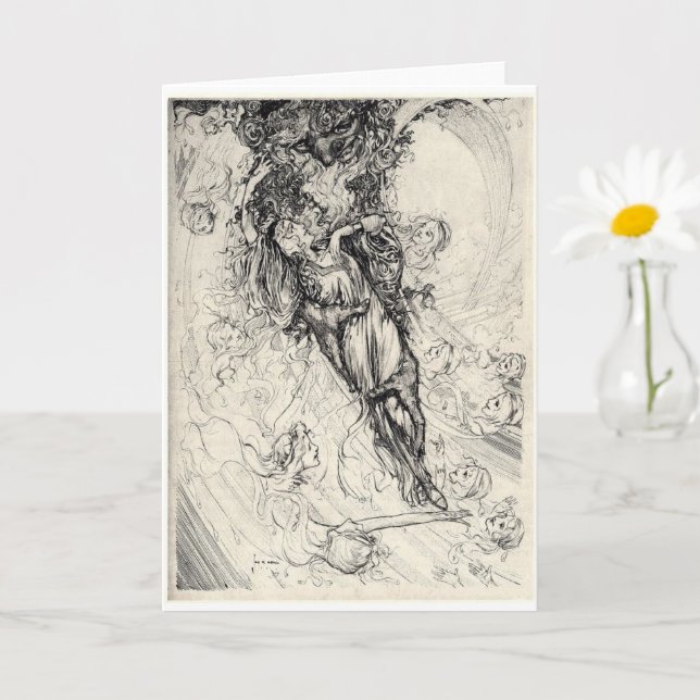 Daughter of the Rainbow Wizard of Oz BLANK Card (Small Plant)