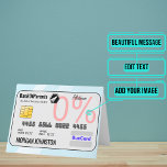 Daughter or Son Fake Credit Birthday Card<br><div class="desc">What parent wouldn't want to give their son or daughter a credit card to max out for their birthday, with their being no financial consequences? Outside is a perfect replica of a credit card. Inside we've written just the right message to speak to the moment; but you can customise it...</div>