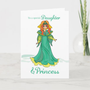Daughter Princess Birthday, Green Card