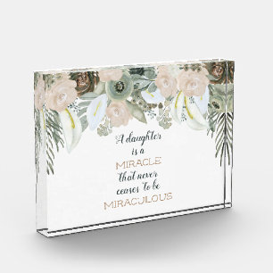 Daughter Quote Photo Block