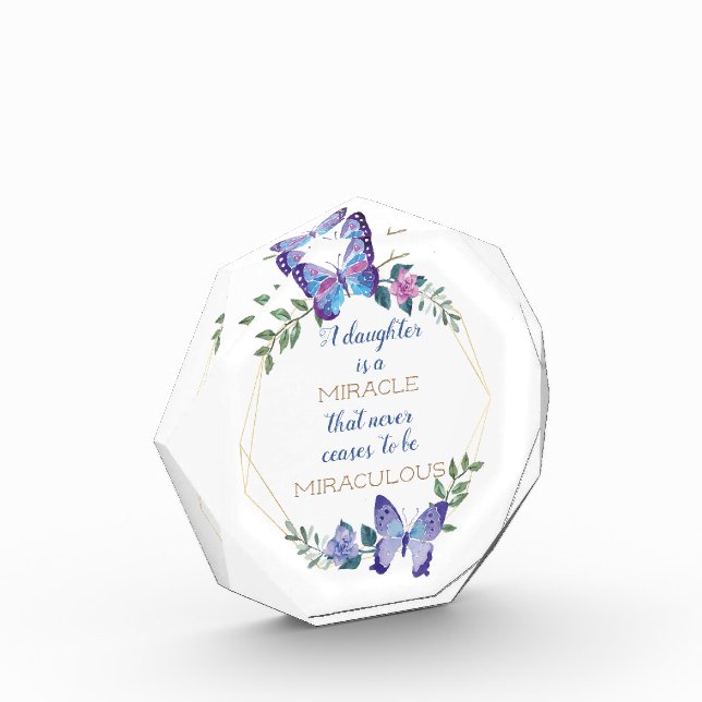 Daughter Quote Photo Block (Left)