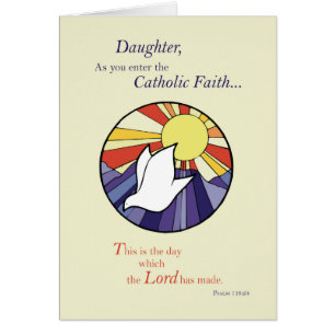 Daughter RCIA Catholic Dove Sun Circle, Rite of Ch