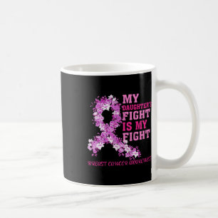 Daughter’s Fight Is My Fight Breast Cancer Awarene Coffee Mug