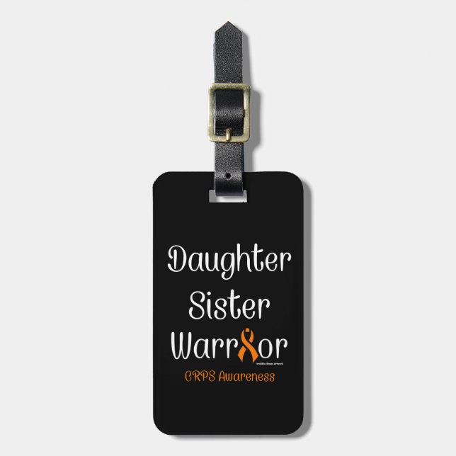 Daughter Sister Warrior...CRPS Luggage Tag (Front Vertical)