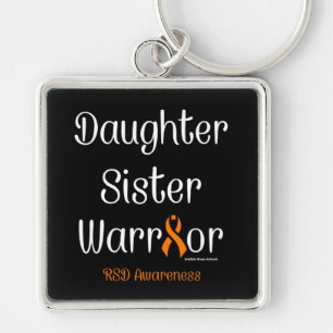 Daughter Sister Warrior...RSD Key Ring