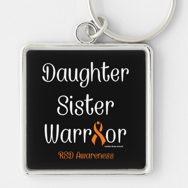 Daughter Sister Warrior...RSD Key Ring (Front)