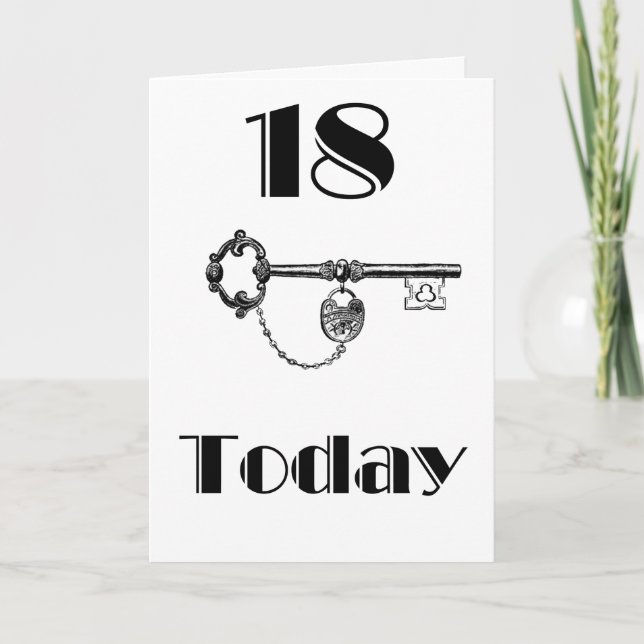 DAUGHTER/SON 18TH BIRTHDAY CARD (Front)