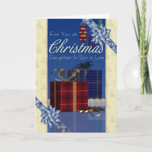 Daughter & Son in Law Christmas Card - Stylish Wit