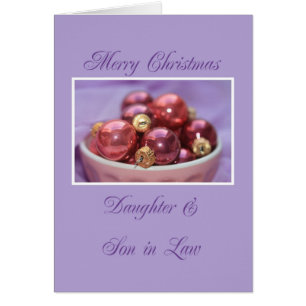 Daughter & Son in Law Merry Christmas card