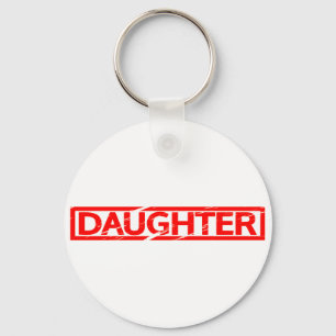 Daughter Stamp Key Ring