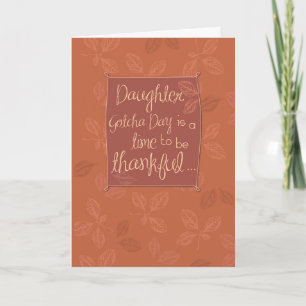 Daughter Thankful on Gotcha Day Card